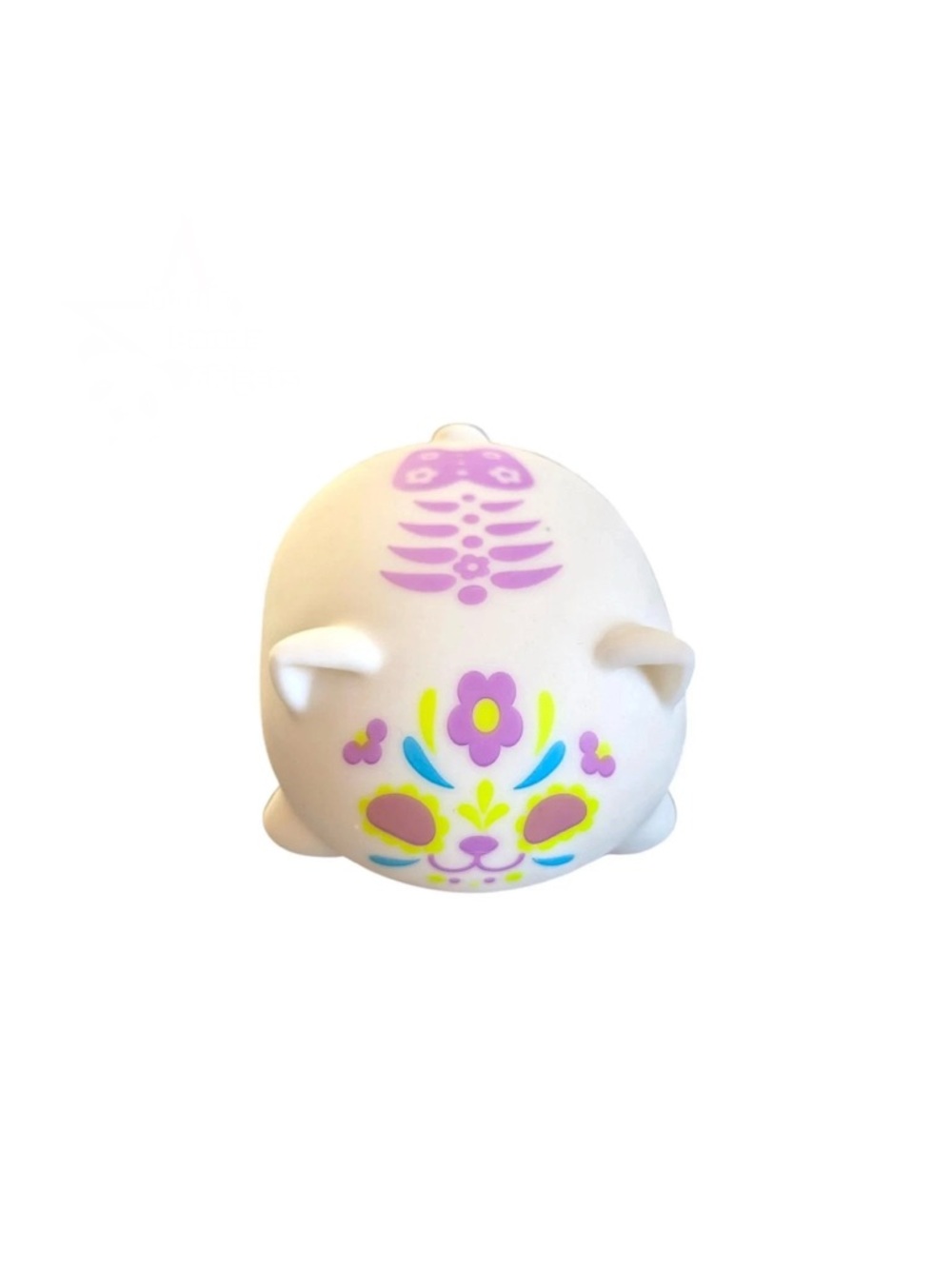 ⚠️LAST ONE⚠️ RARE NeeDoh Glow In The Dark Sugar Skull Cats, Purple - Picture 2 of 9